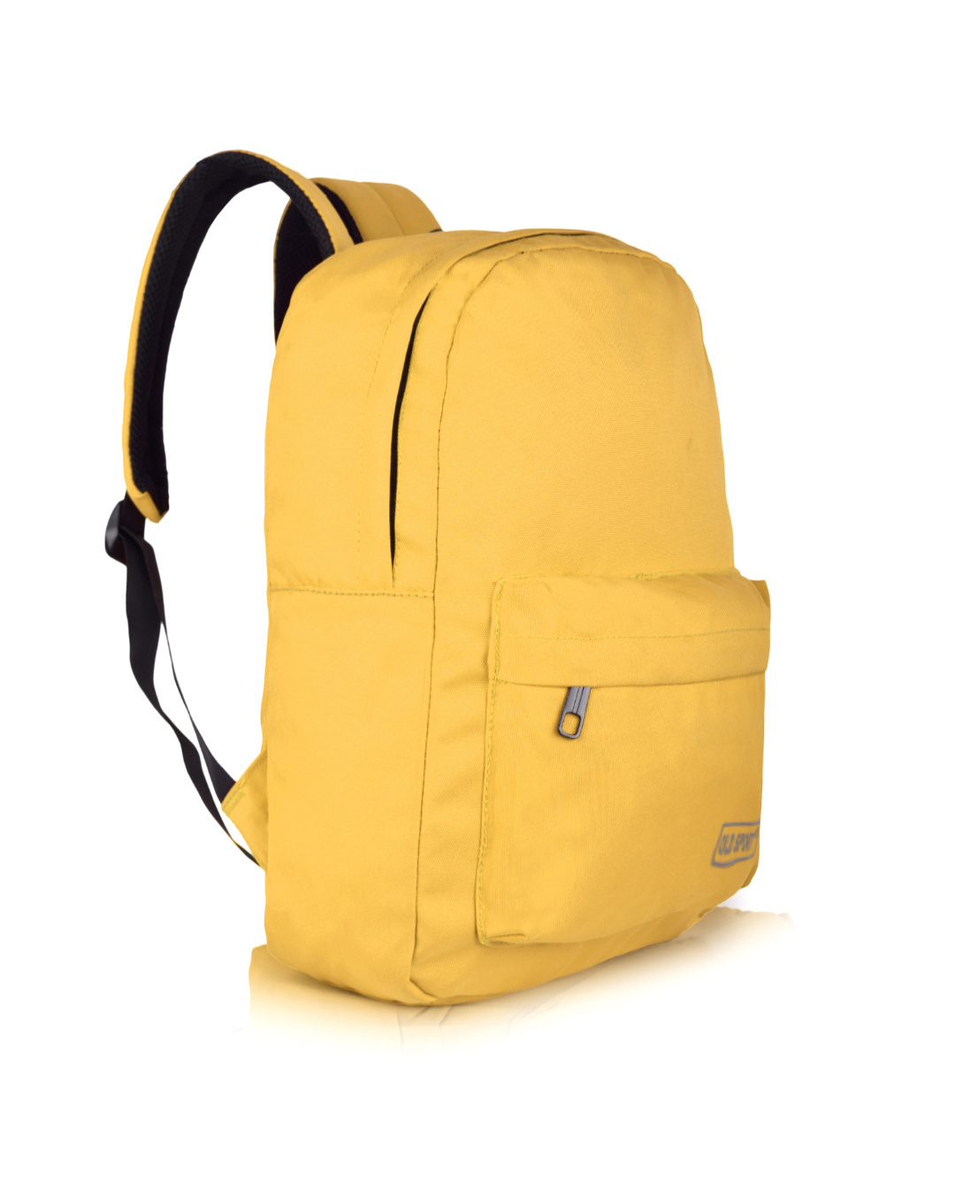 Shop Yellow Polyester Backpack-Back