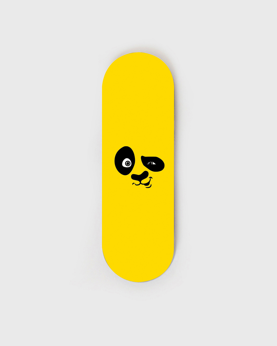 Shop Yellow Panda Printed Grippy Holder-Back
