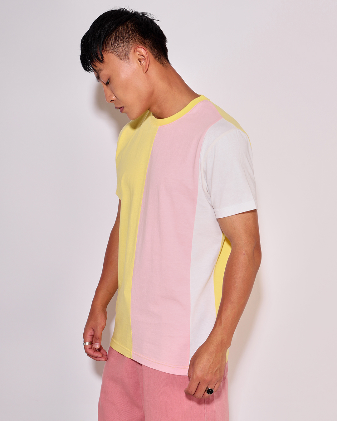 Shop Men's Yellowtail Color Block T-shirt-Back