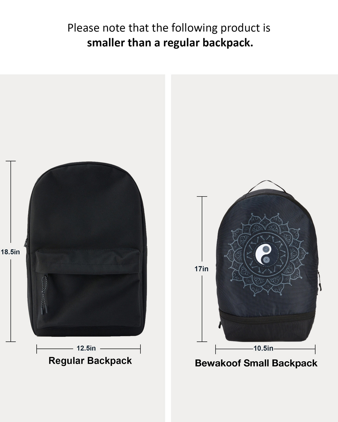 bewakoof mini backpack