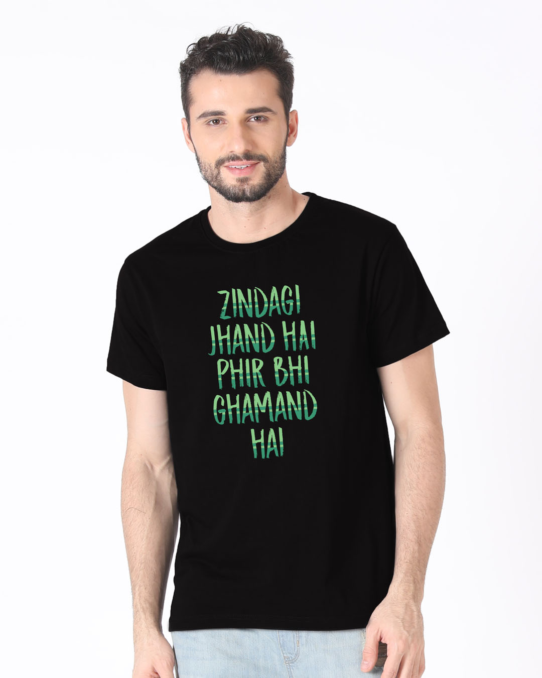 Shop Zindagi Jhand Hai Half Sleeve T-Shirt-Back