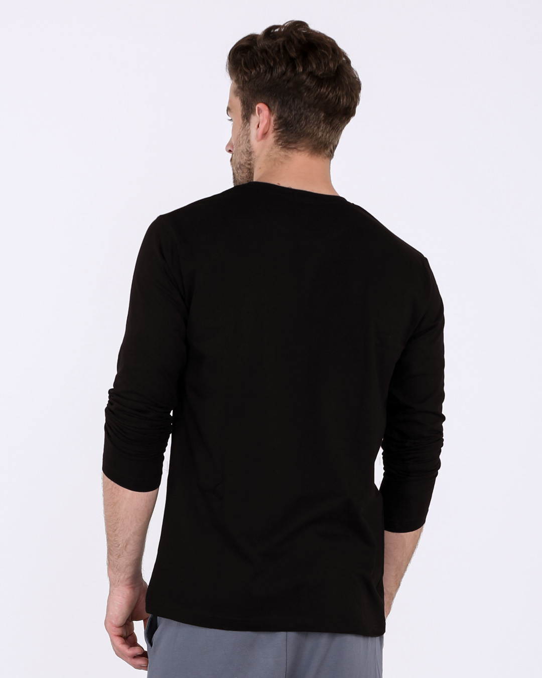 Shop Zip It Full Sleeve T-Shirt-Back