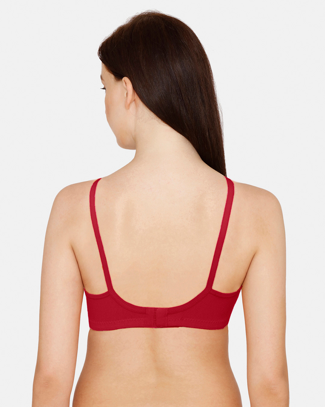 Buy Zivame Rosaline Essentials Double Layered Non Wired 3/4th Coverage Bra  - Coral Online in India at Bewakoof