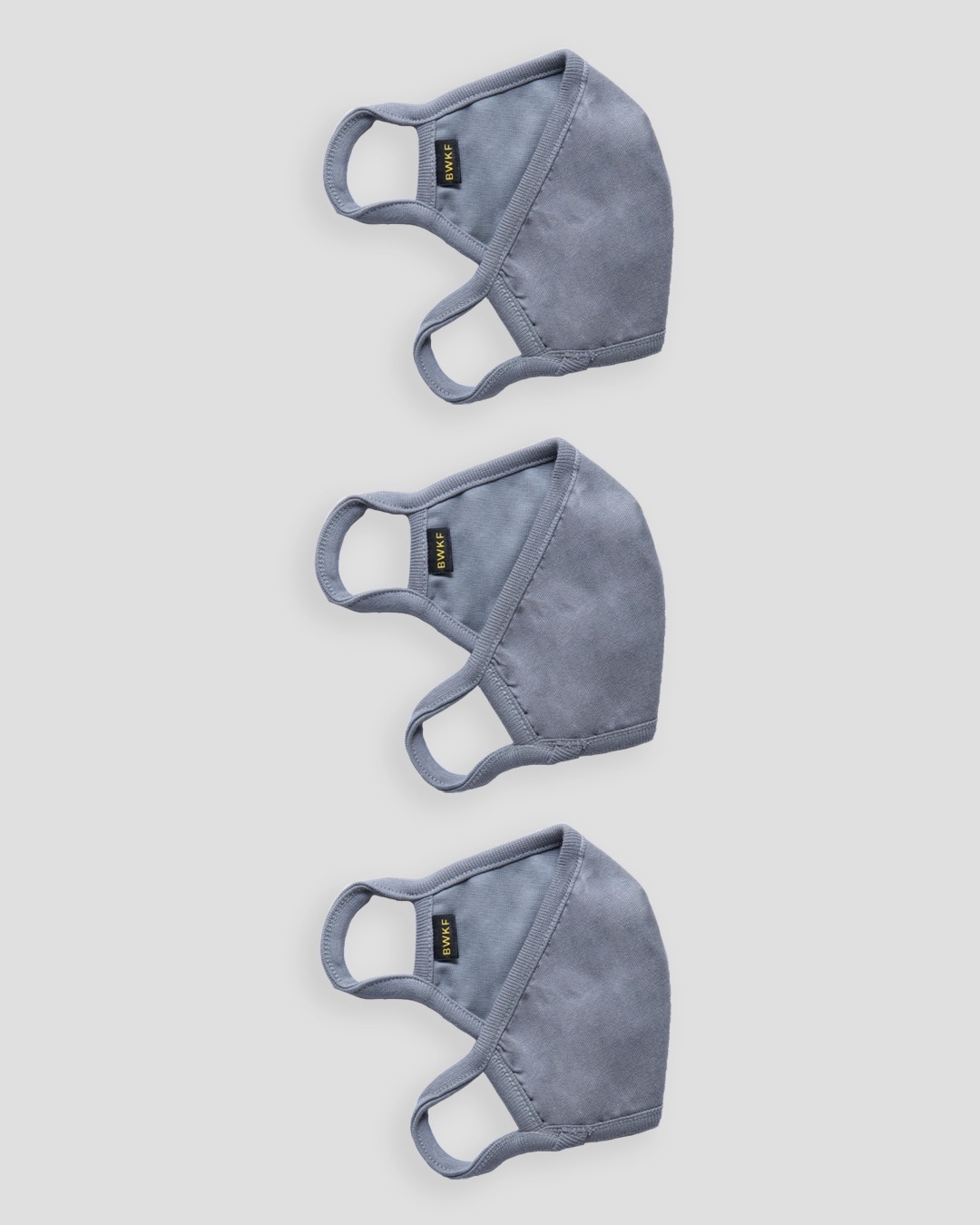 Shop 3 layer Premium Life Mask Combo of 3 (Meteor Grey)-Design