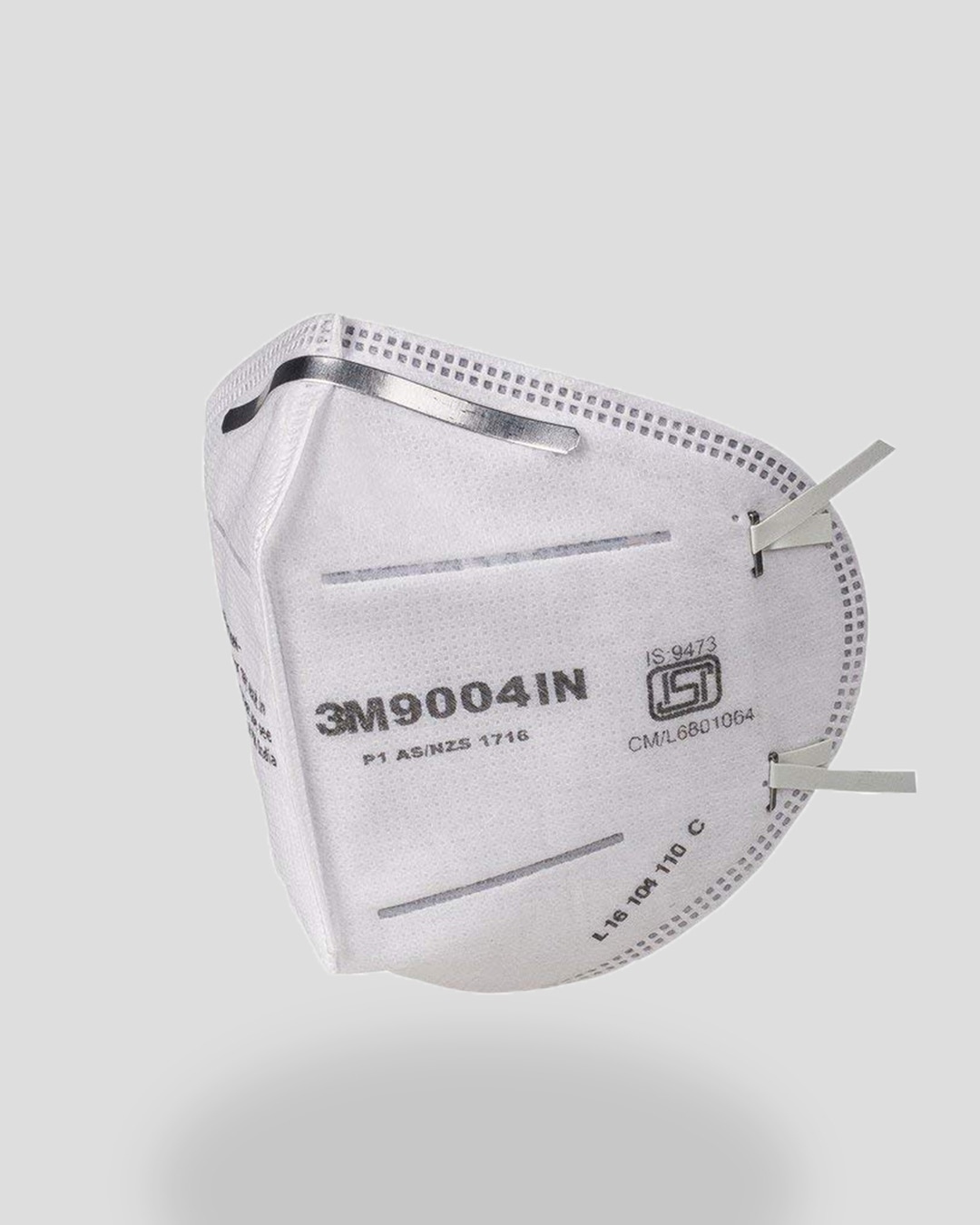 Shop 3M Folded Dust/Mist Respirator 9004IN Mask Pack of 2-Back
