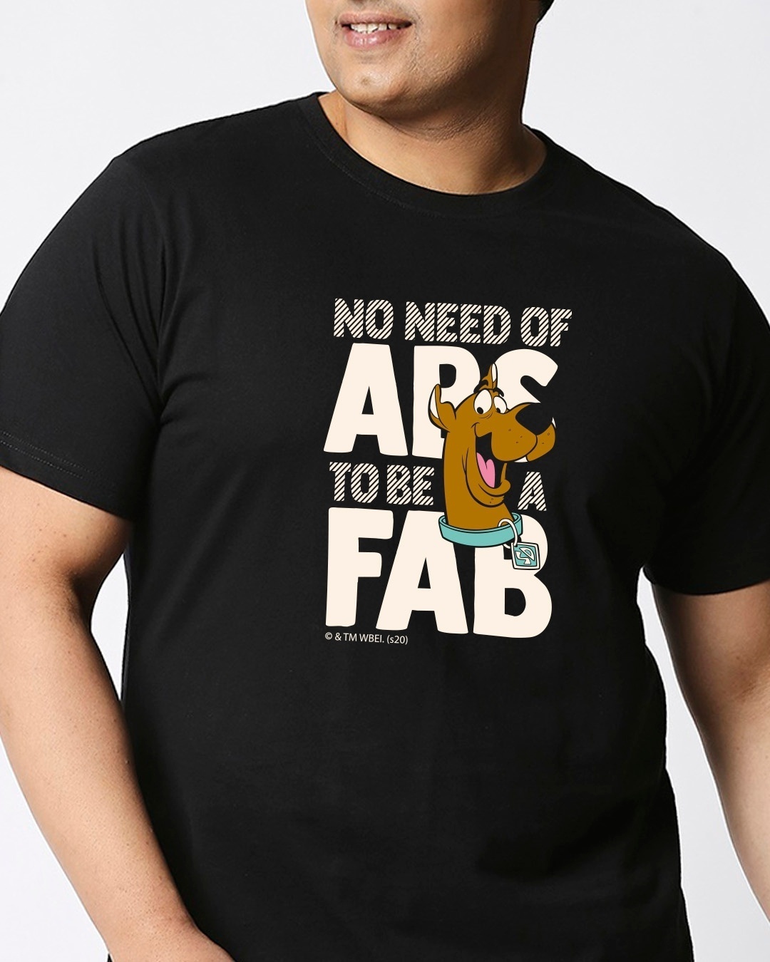 Shop Abs To Fab (SDL) Full Sleeves Plus Size T-Shirt