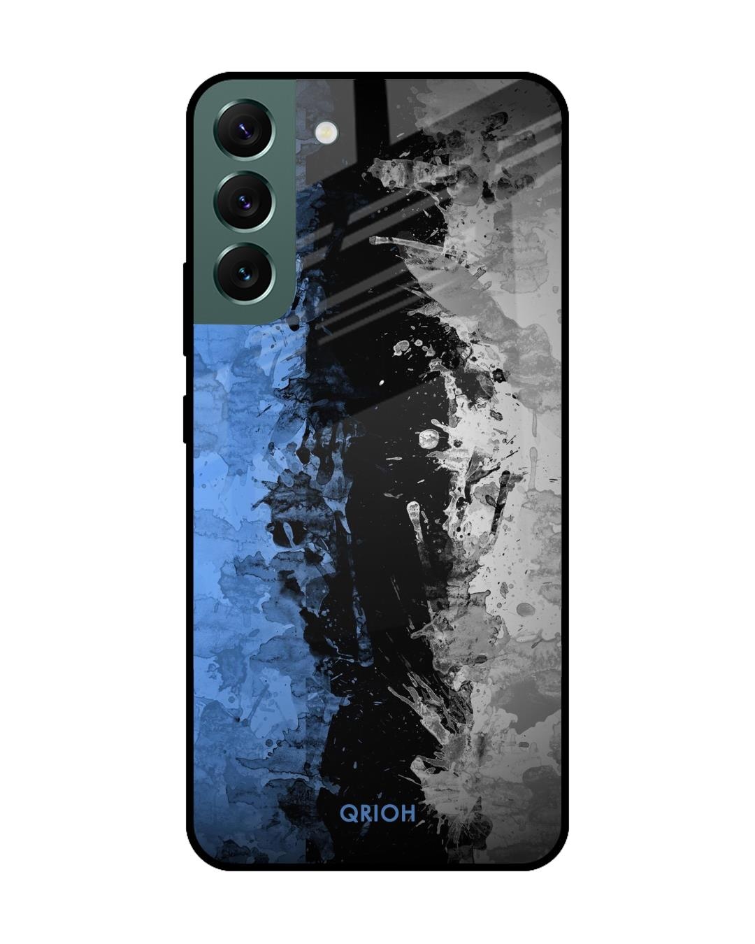 Shop Abstract Printed Premium Glass Cover For  S22 Plus 5G(Impact Resistant, Matte Finish)-Back
