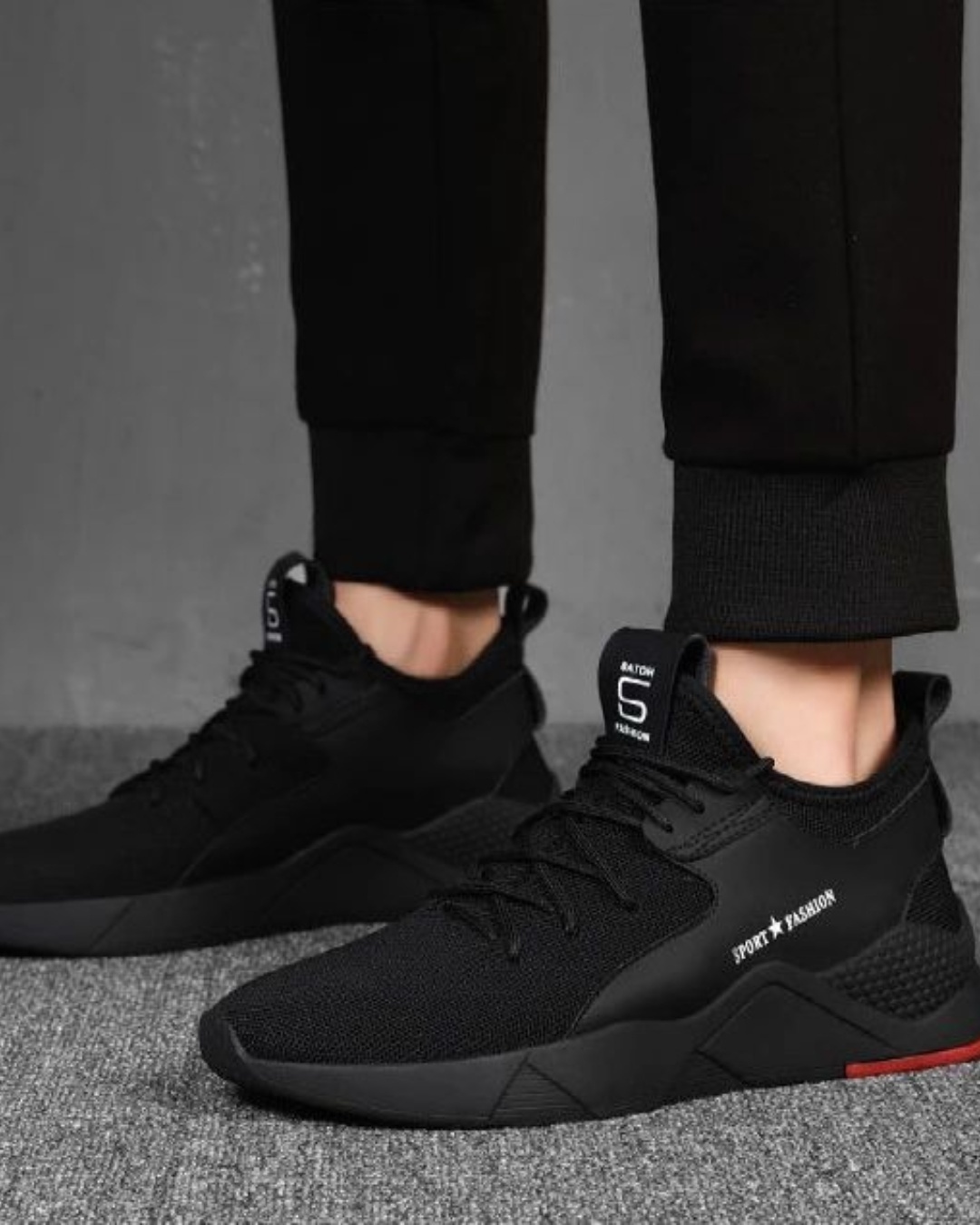 Men's Black Sneakers