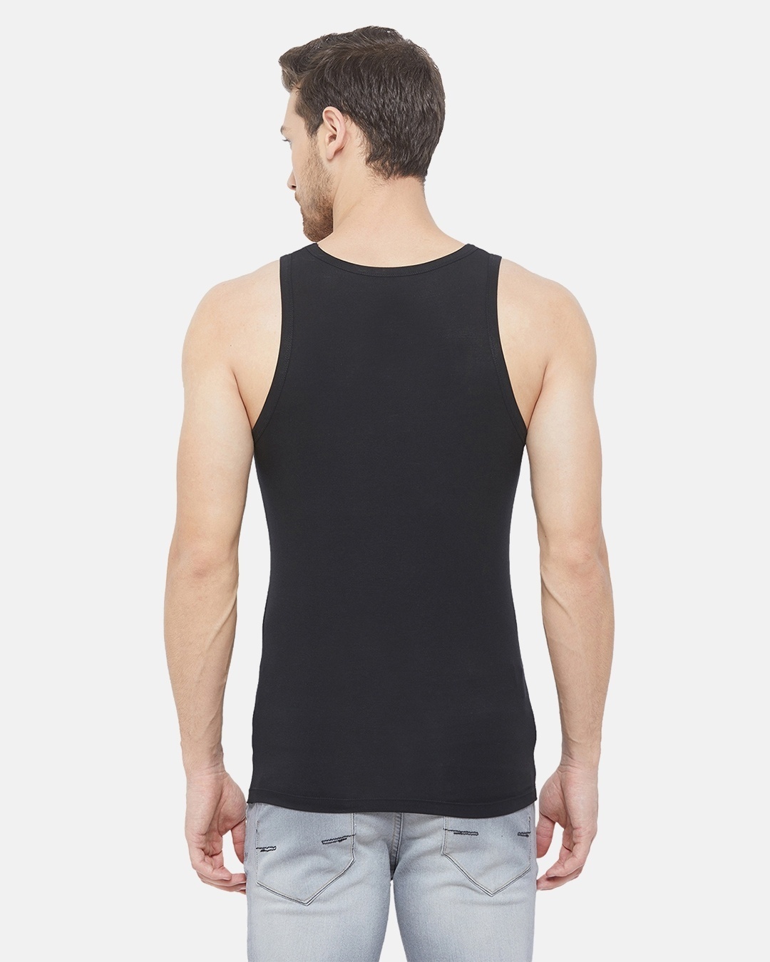 Shop Dario Micro Modal Vest   Black