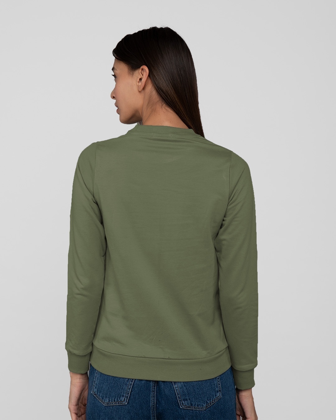 Shop Alpha Green Fleece Sweatshirt-Design