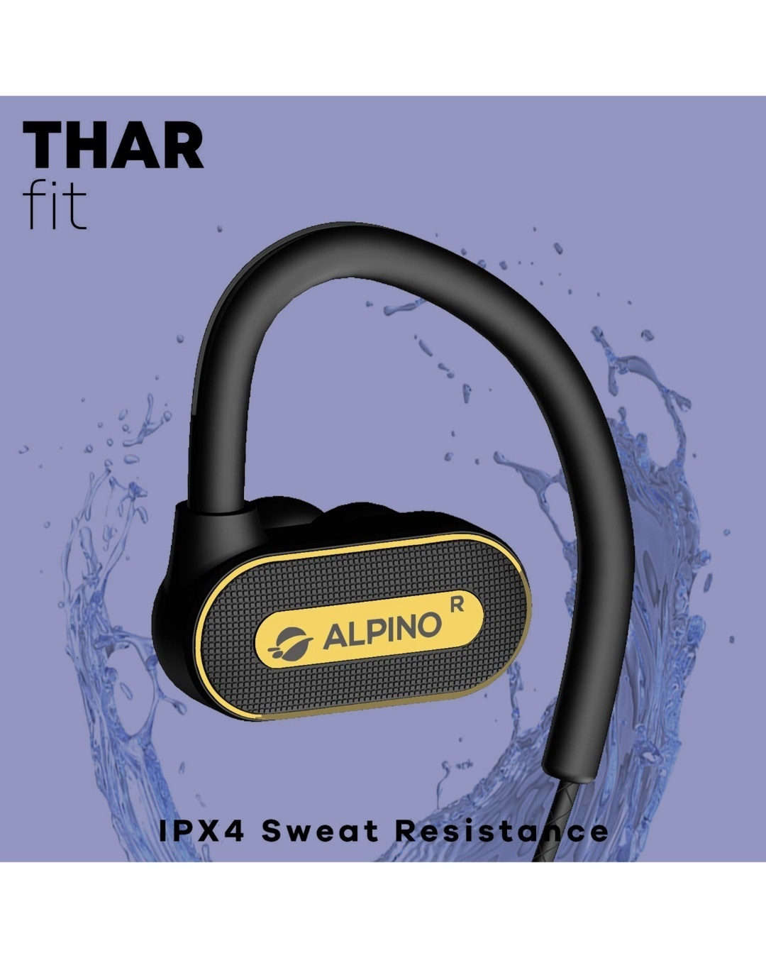Shop Unisex Black & Gold In The Ear Bluetooth Headphone-Design