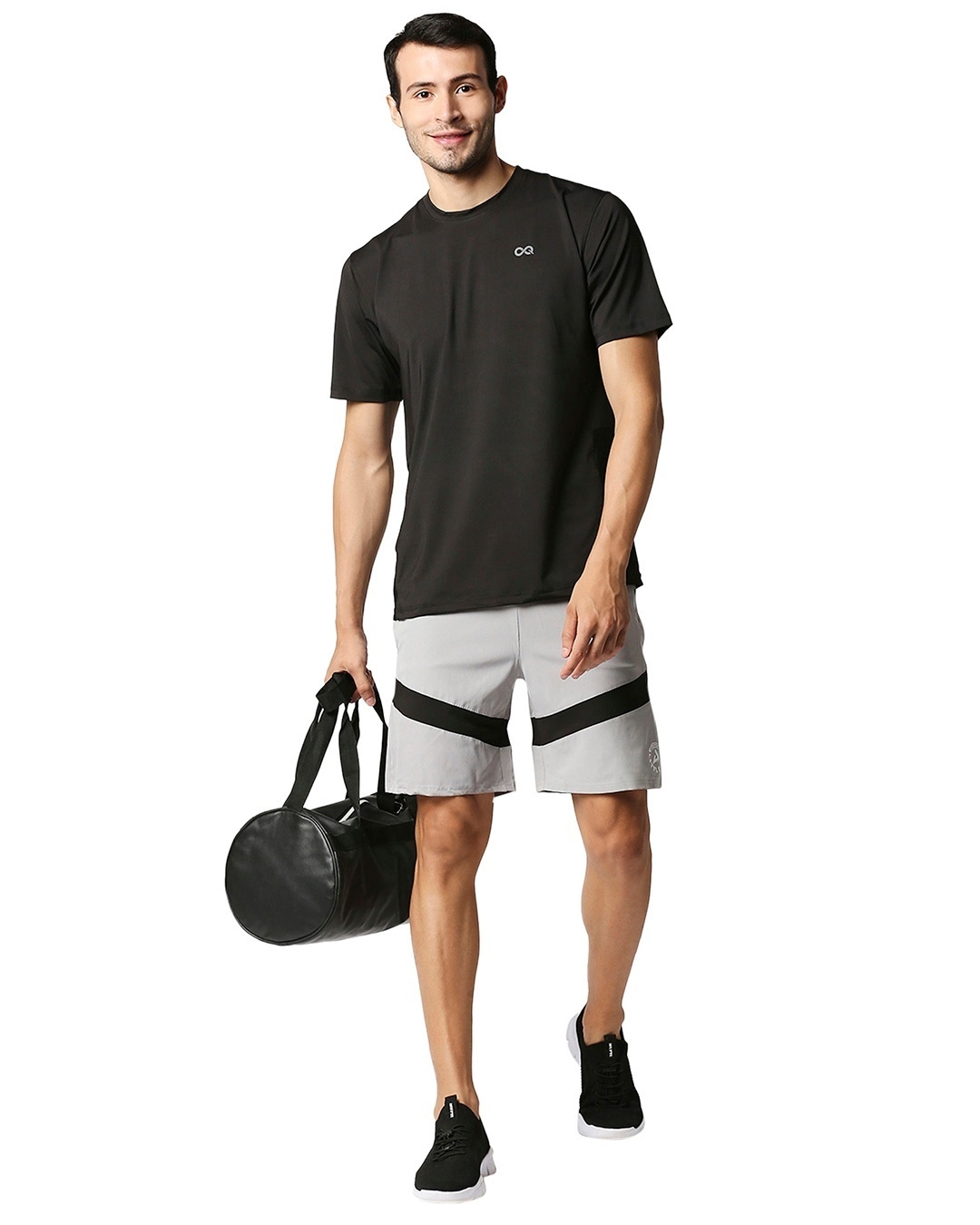 Shop Solid Men Light Grey Regular Shorts