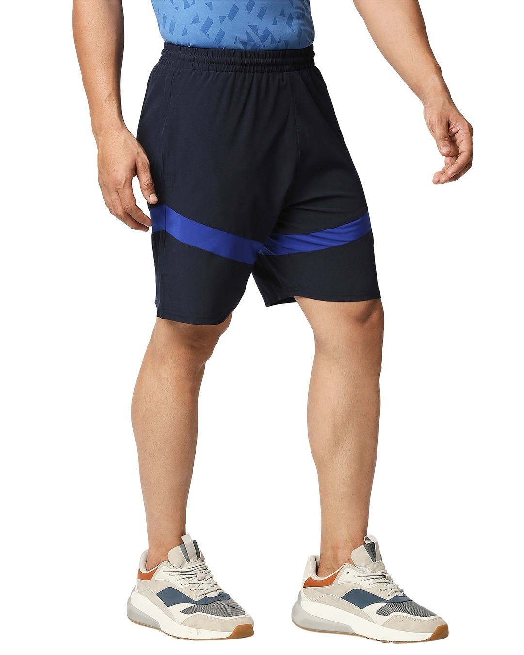 Shop Solid Men Navy Regular Shorts-Design