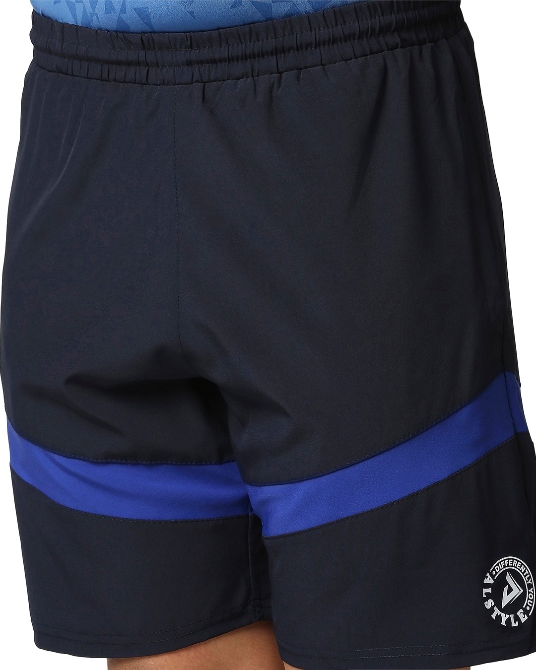 Shop Solid Men Navy Regular Shorts