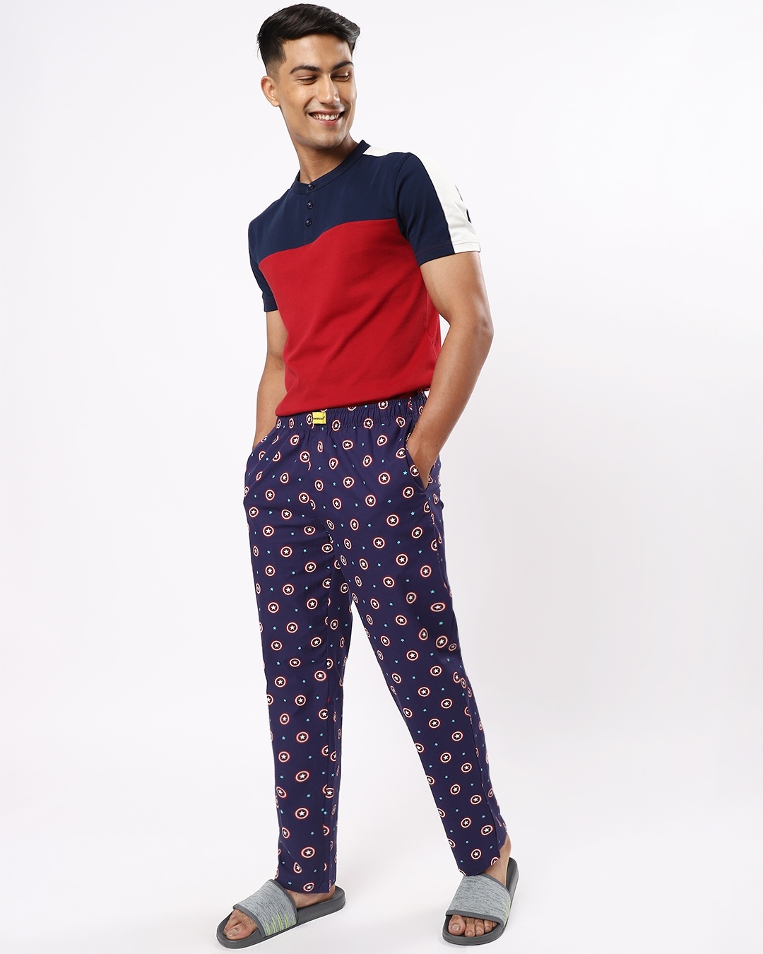 Shop America Shield All Over Printed Pyjama (AVL)-Full