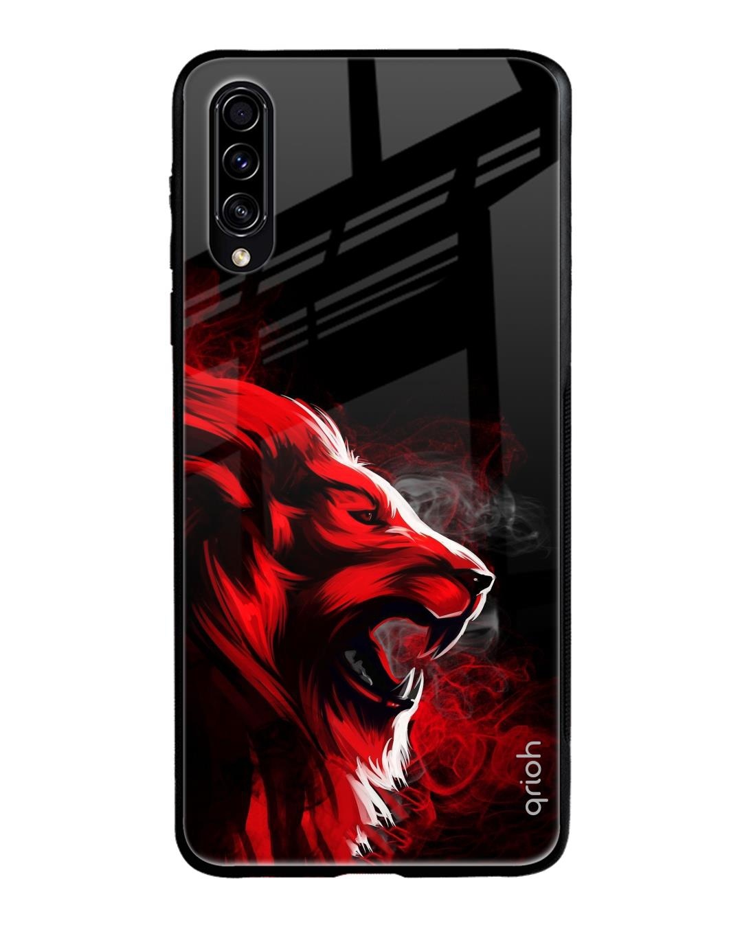 Shop Angry Printed Premium Glass Cover For Samsung Galaxy A50s(Impact Resistant, Matte Finish)-Front
