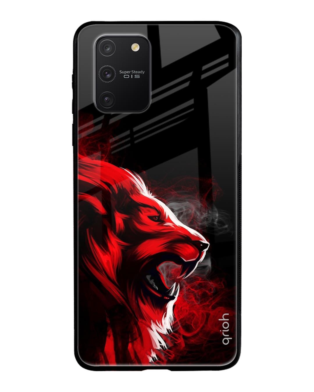 Shop Angry Printed Premium Glass Cover For Samsung Galaxy S10 lite(Impact Resistant, Matte Finish)-Front