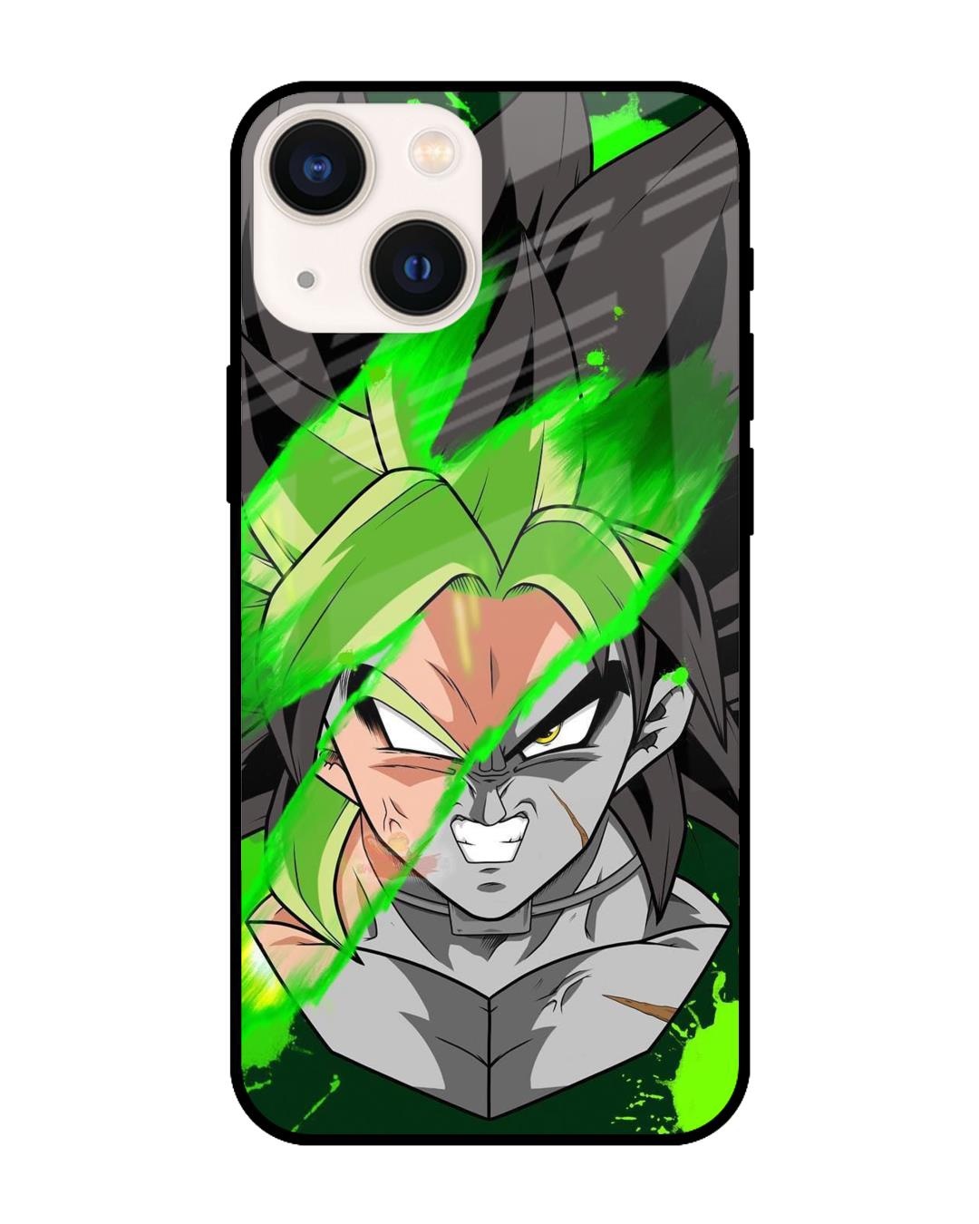 Buy Anime Green Splash Premium Glass Case for iPhone 14 Plus (Shock Proof,  Scratch Resistant) Online in India at Bewakoof