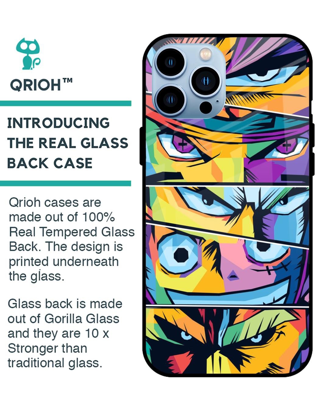 Shop Anime Legends Premium Glass Case for Apple iPhone 13 Pro (Shock Proof,Scratch Resistant)-Back