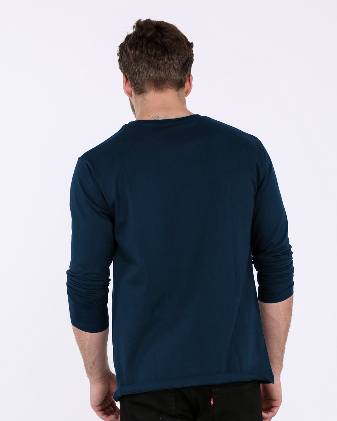 Buy Apna Time Ayega Full Sleeve T-Shirt for Men blue Online at Bewakoof