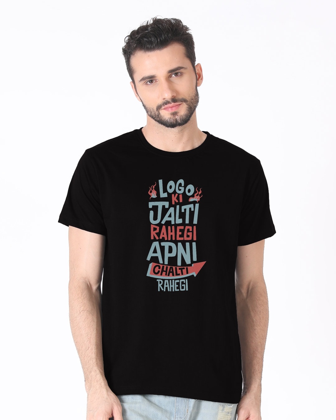 Shop Apni Chalti Rahegi Half Sleeve T-Shirt-Back