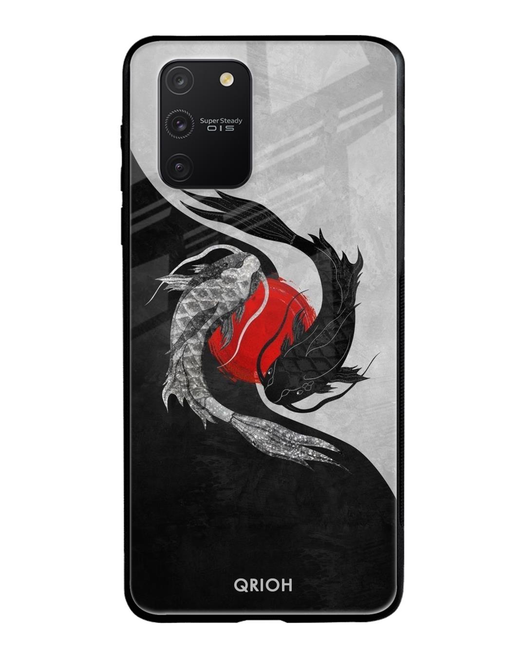 Shop Art Printed Premium Glass Cover For Samsung Galaxy S10 lite(Impact Resistant, Matte Finish)-Back