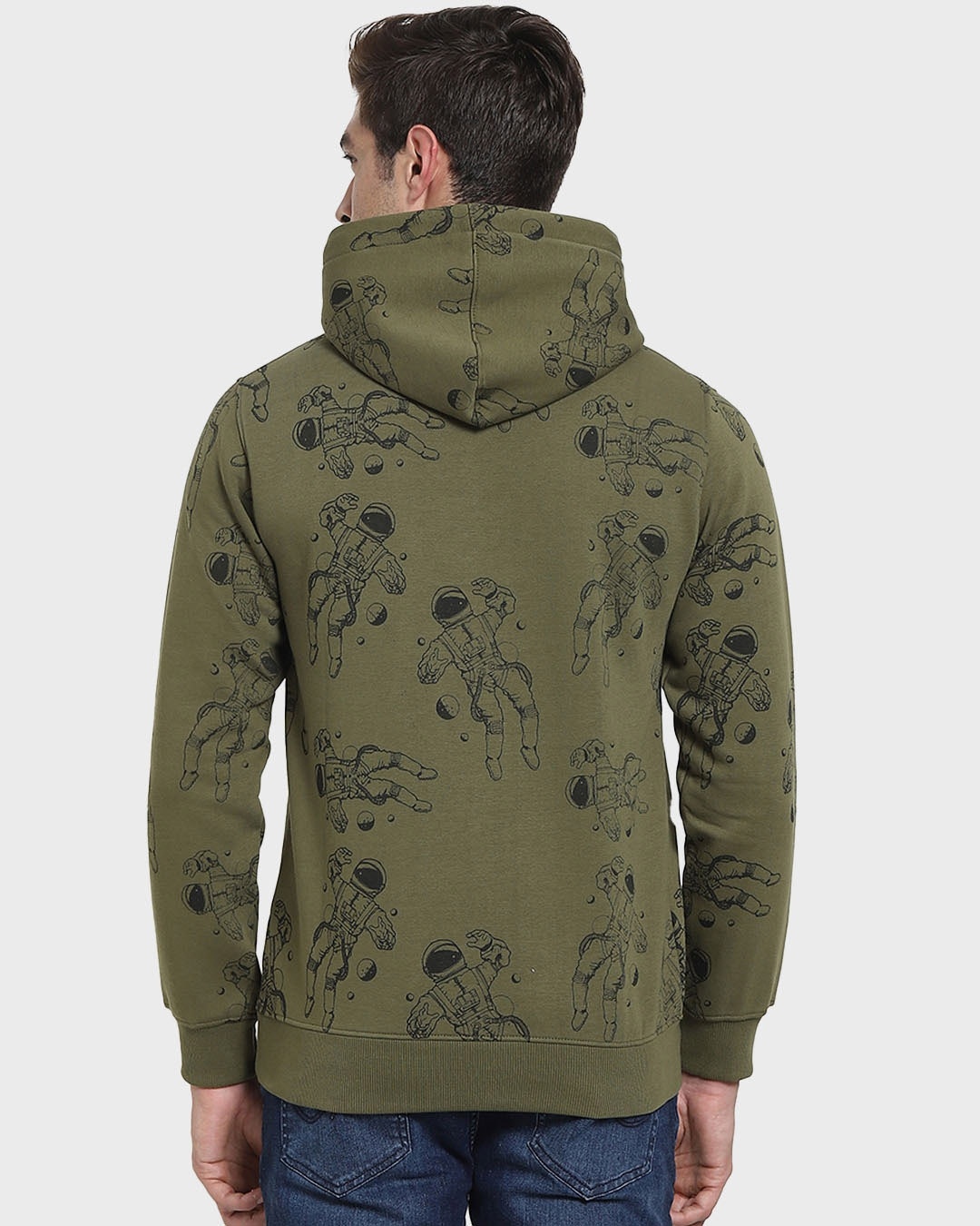 Shop Astronaut AOP Hoodie Sweatshirt-Design