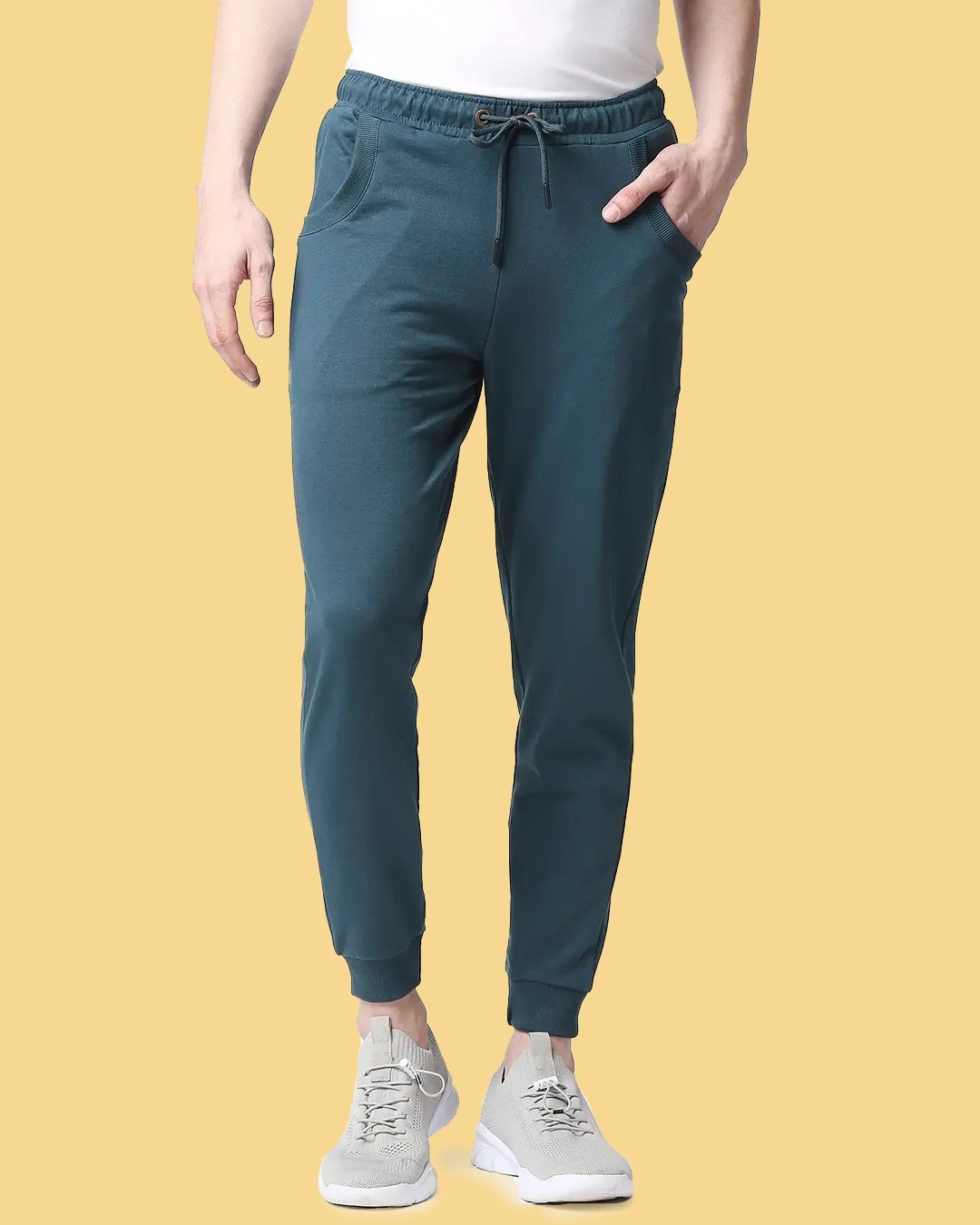 Shop Atlantic Deep Basic Jogger Pants-Front