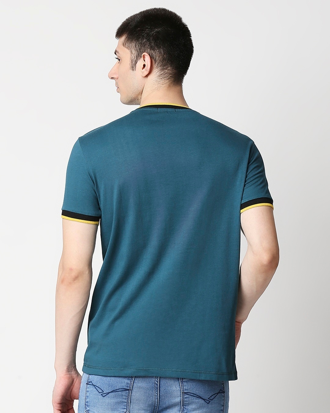 Shop Atlantic Deep Round neck Varsity H/S T-shirt-Design