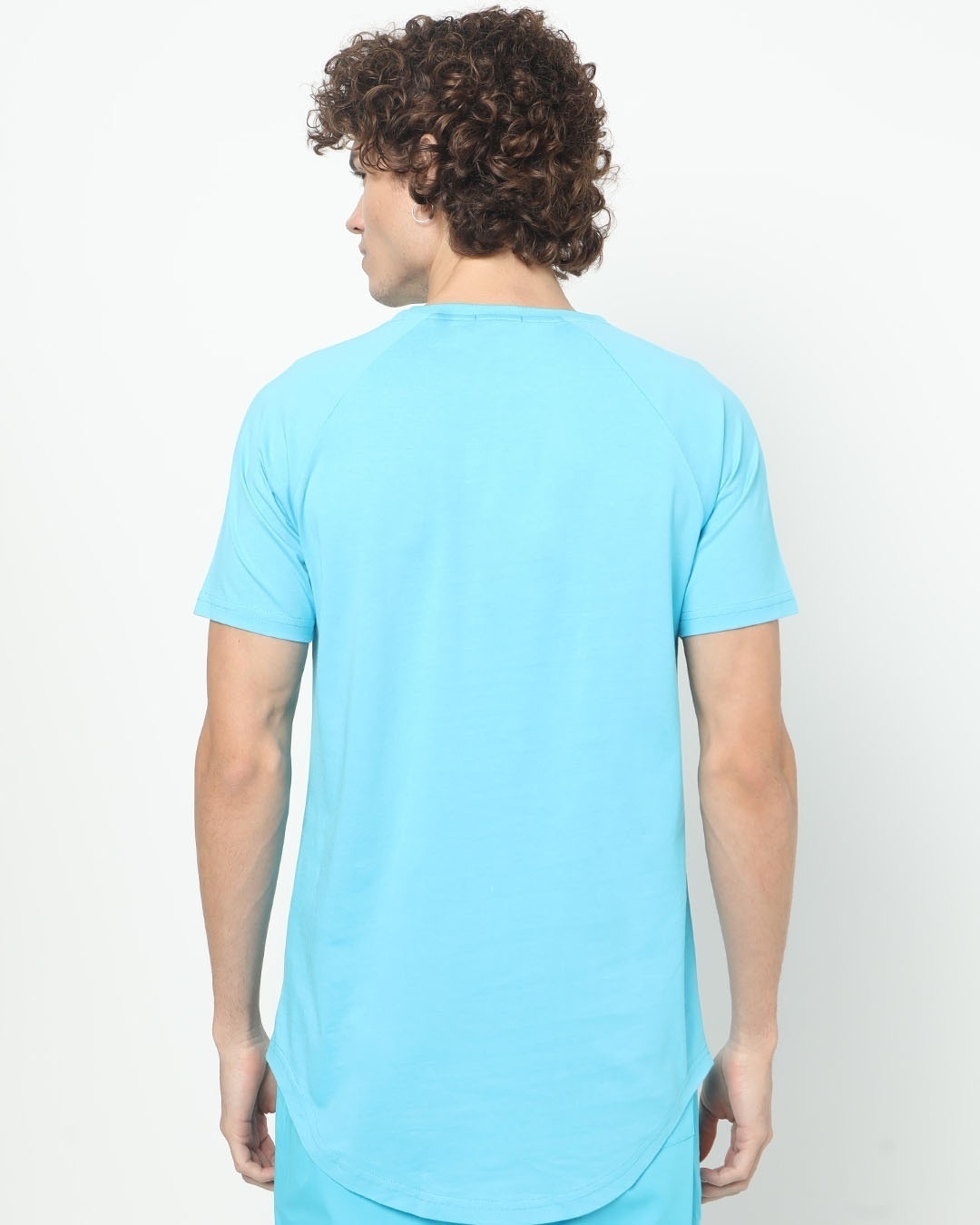 Shop Bachelor Button High Low Round Hem Raglan T-shirt-Design