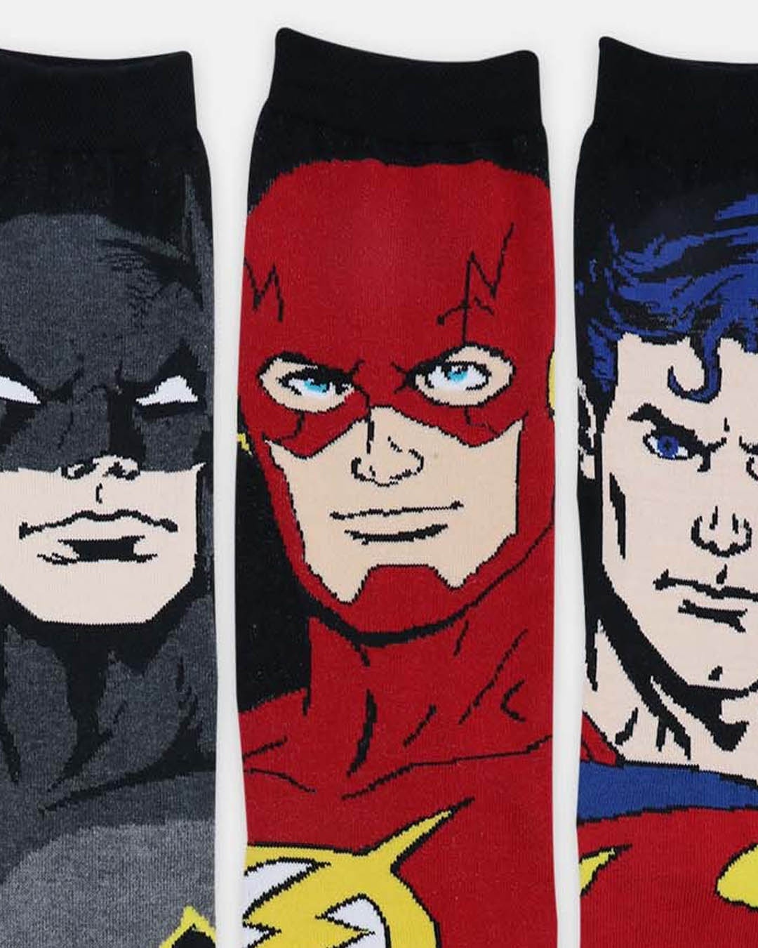 Shop Justice League Men's Character Special Addition Socks Combo (Pack Of 3)