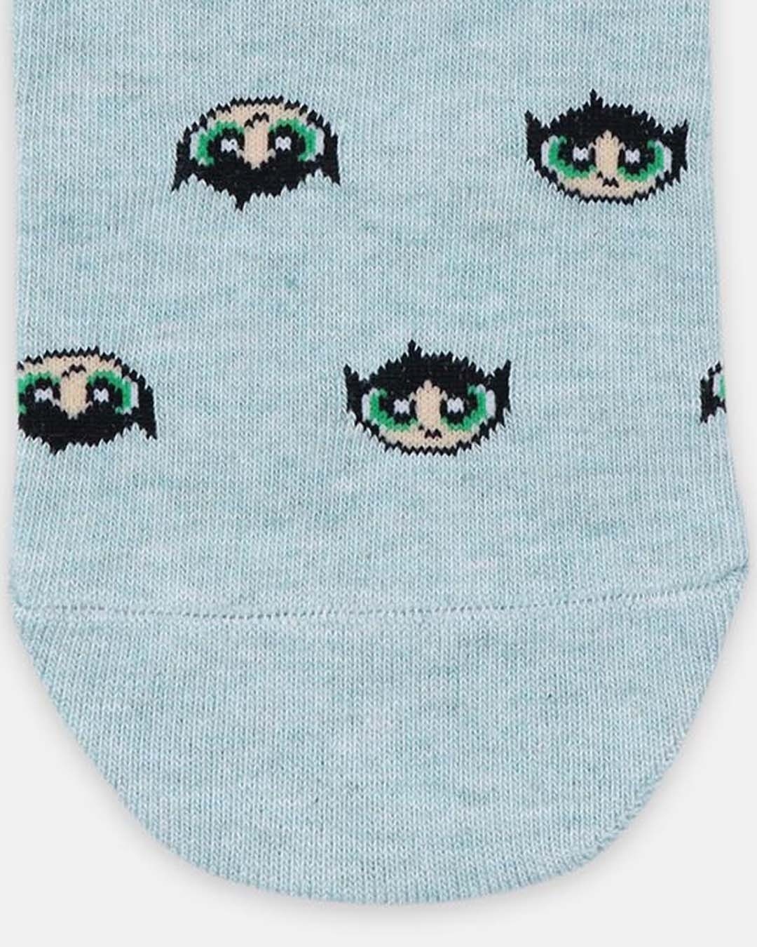 Shop Powerpuff Girls Low Cut Women Cotton Socks (Pack Of 3)