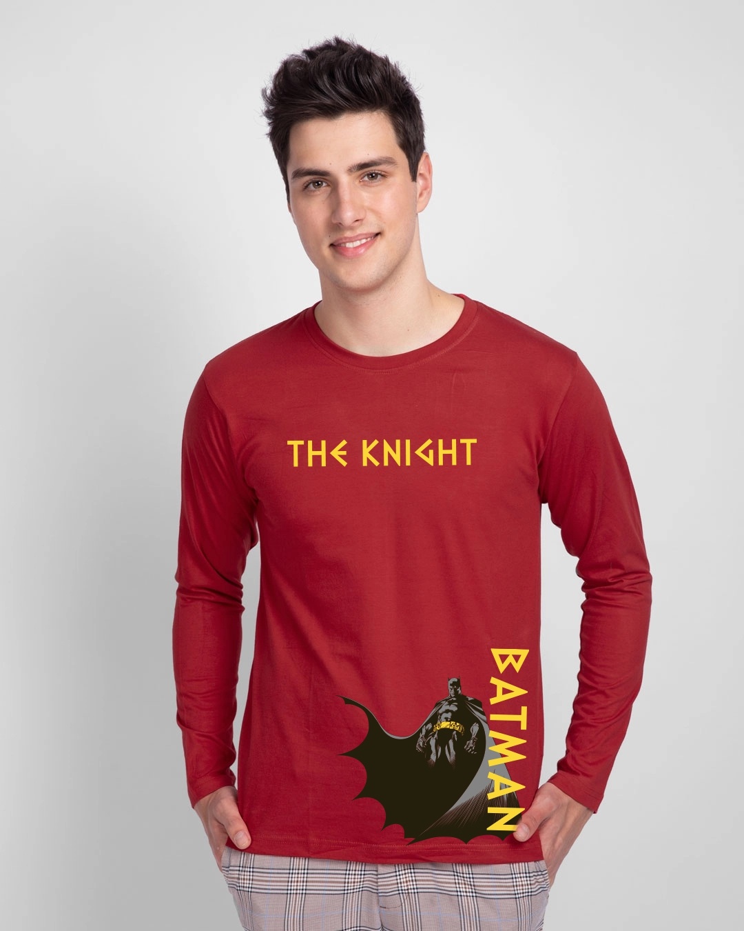 Shop Bat Knight Full Sleeve T-Shirt-Front