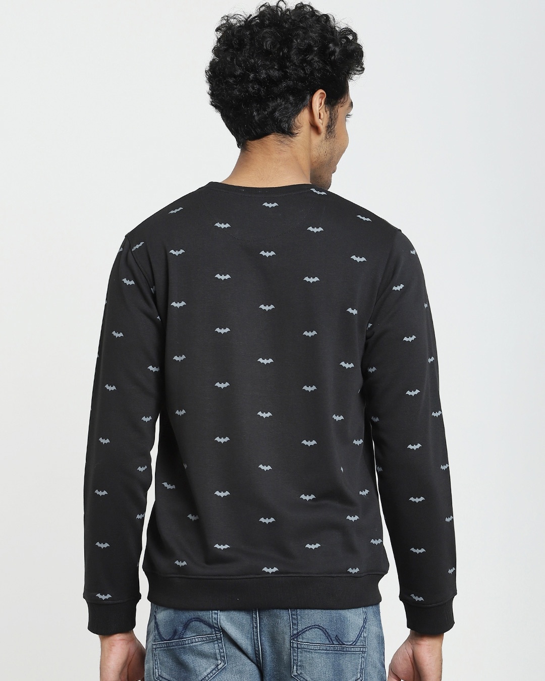 Shop Batman AOP Crew Neck Sweatshirt-Design