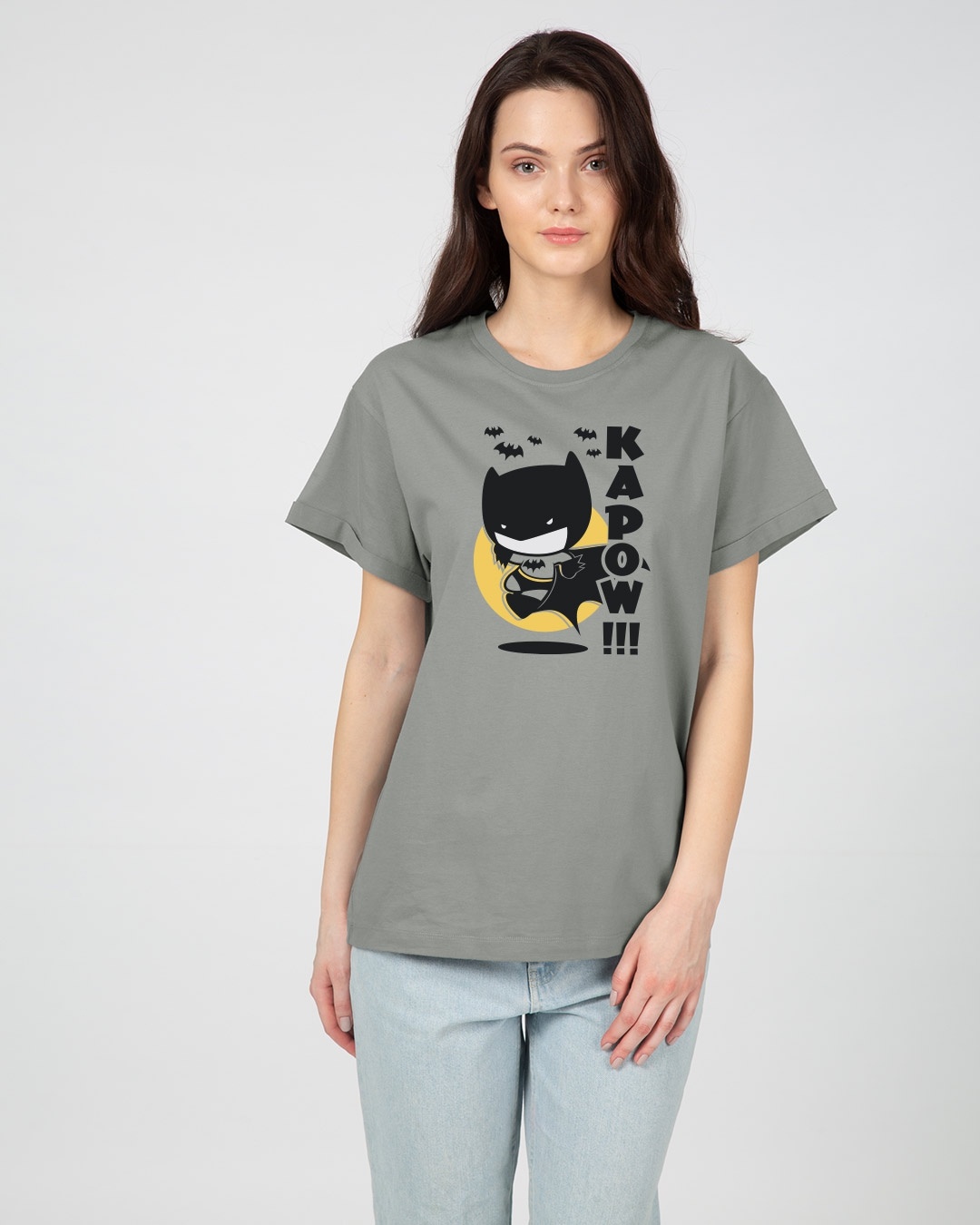 Shop Batman Chibi Boyfriend T-Shirt (BML)-Design