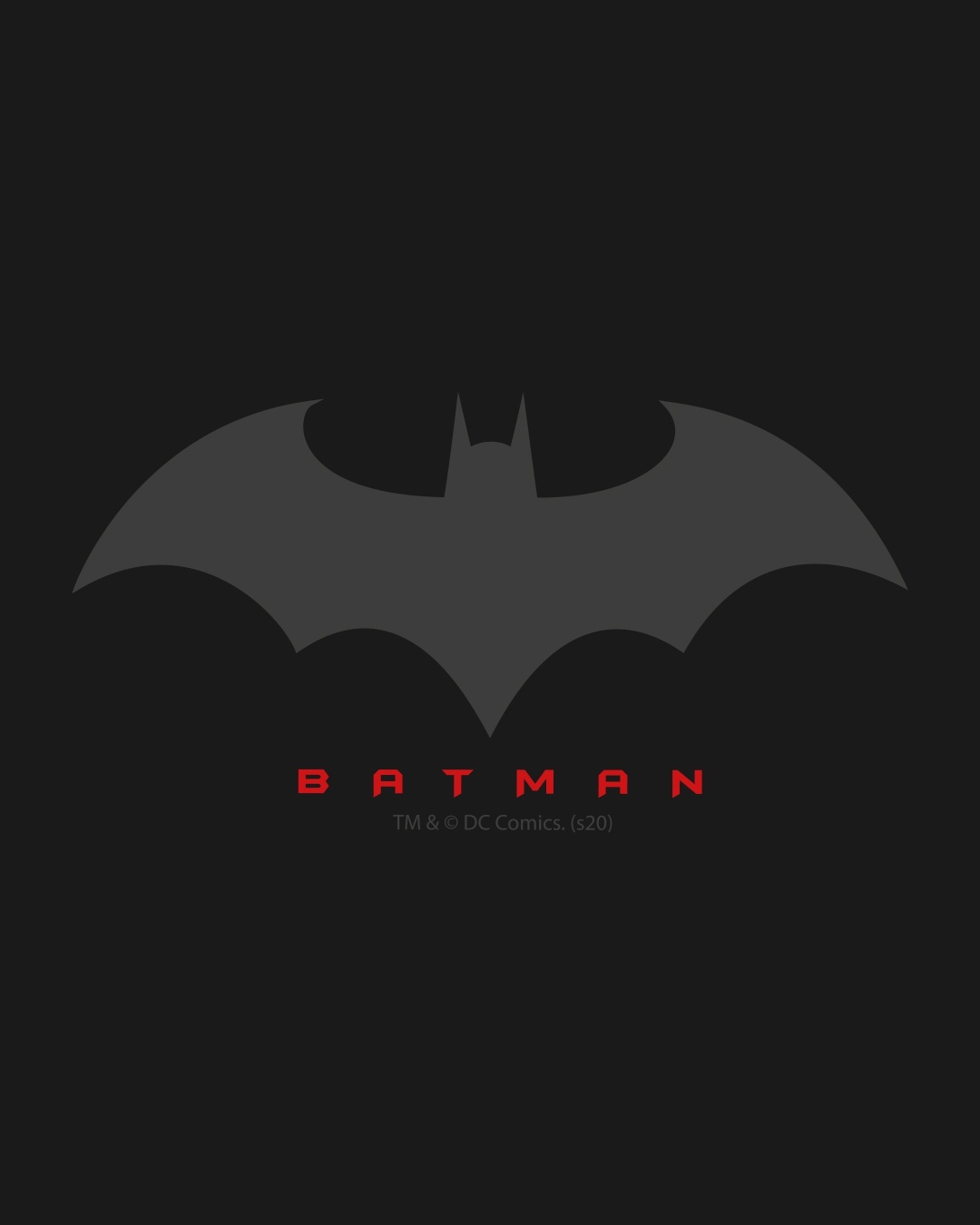 Shop Batman Outline Logo (BML) Men's Half Sleeves T-shirt Plus Size-Full