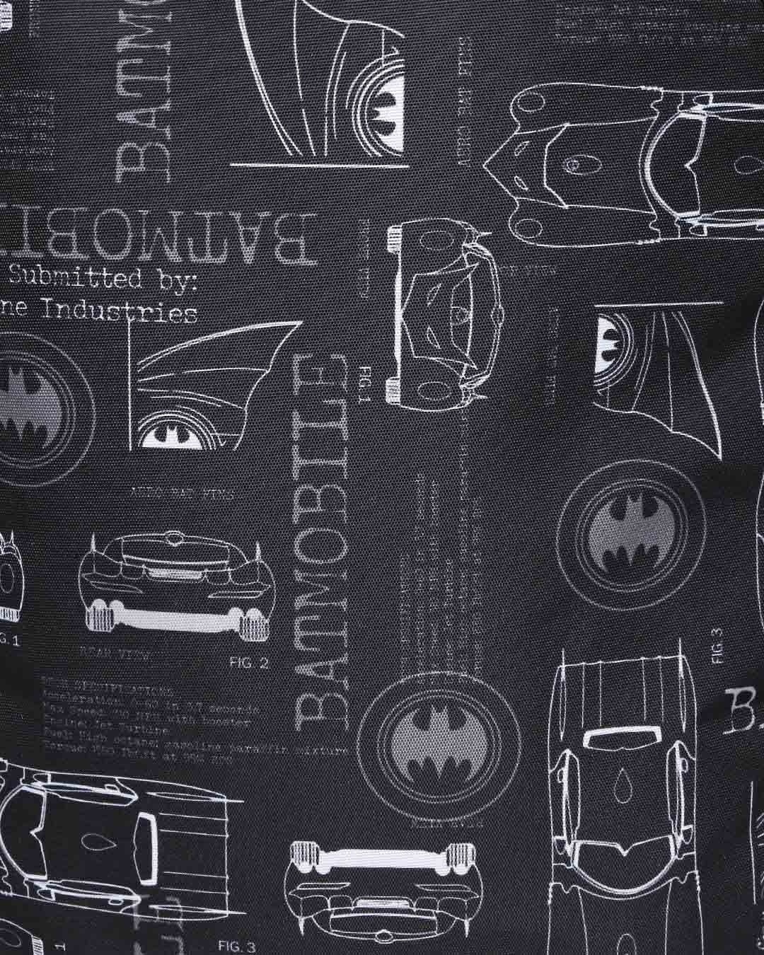 Shop Batmobile Lineart Printed 23 Litre Backpack