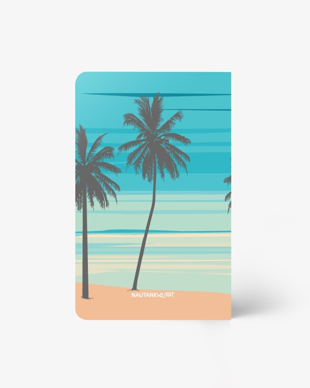 Shop Beach View Designer Notebook (Hardbound, A5 Size, 144 Pages, Unruled Pages)-Design