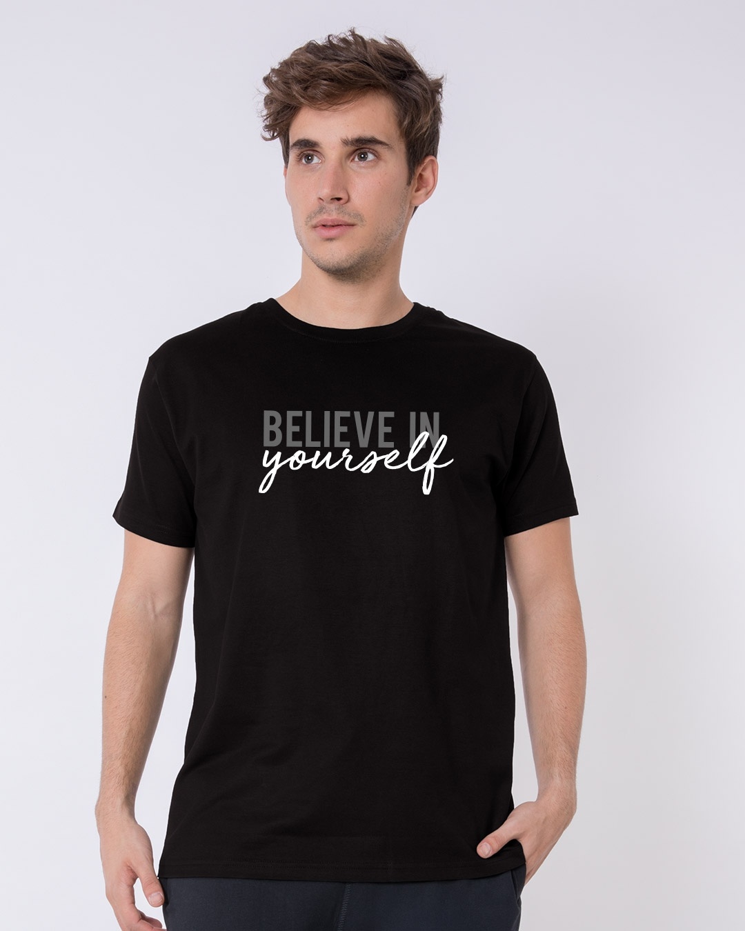 Shop Believe In You Half Sleeve T-Shirt-Back