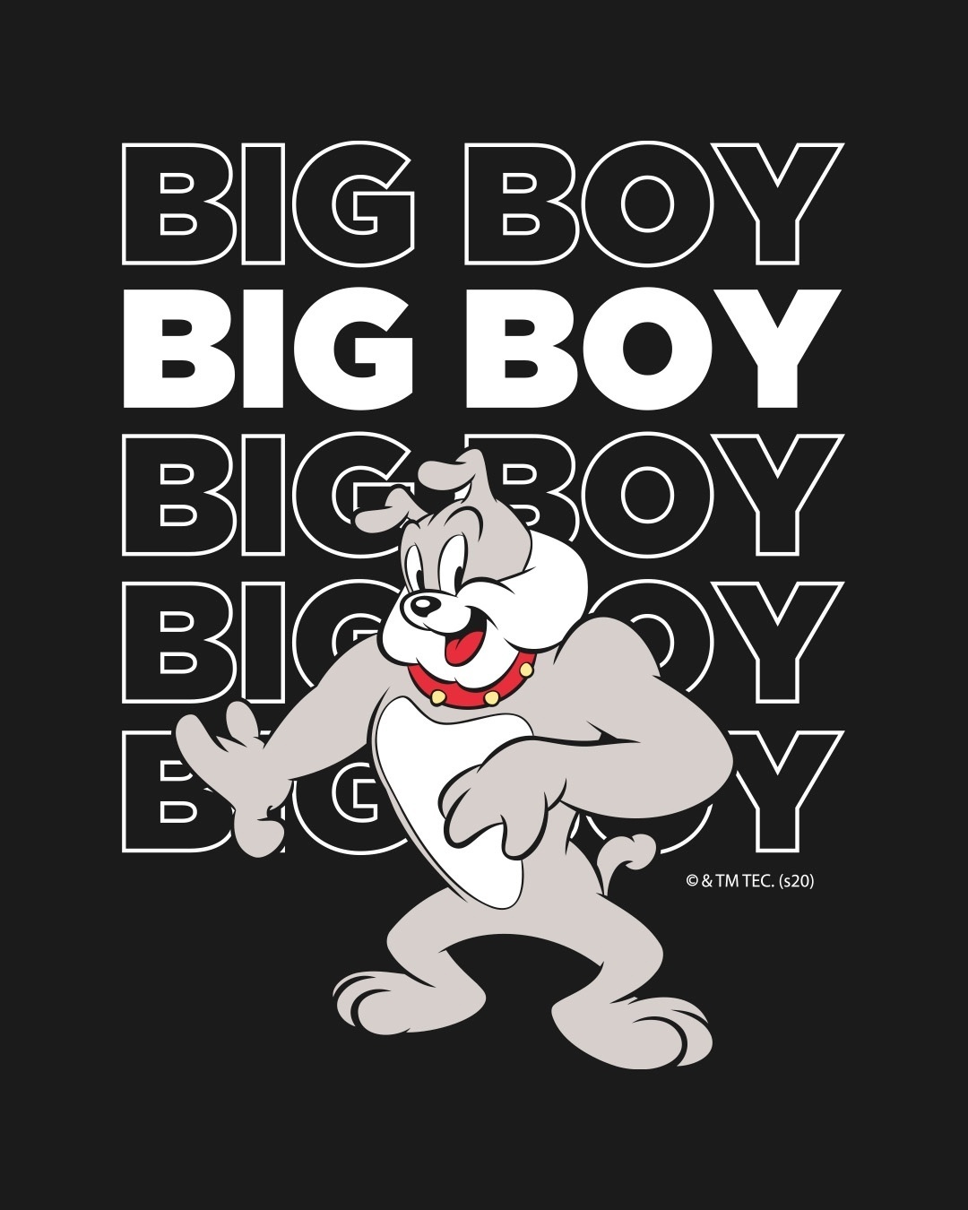 Shop Big Boy (TJL) Half Sleeve Plus Size T-Shirt