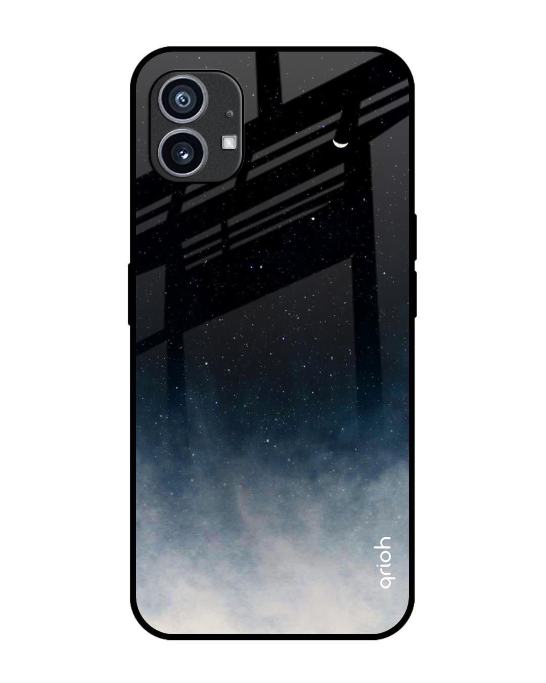 Shop Black Aura Premium Glass Case for Nothing Phone (1) (Shock Proof, Scratch Resistant)-Front