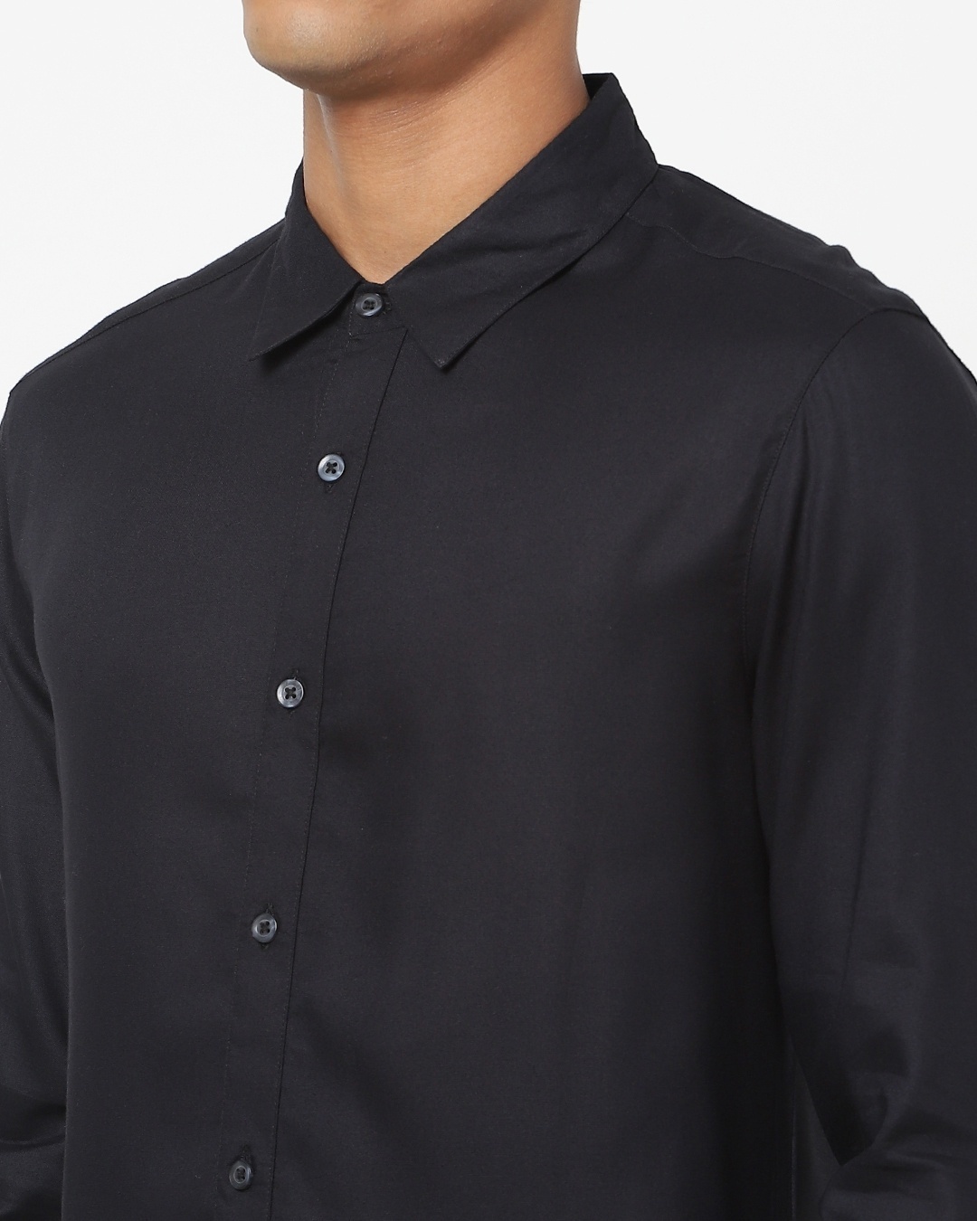 Buy Black Full Sleeve Shirt for Men black Online at Bewakoof