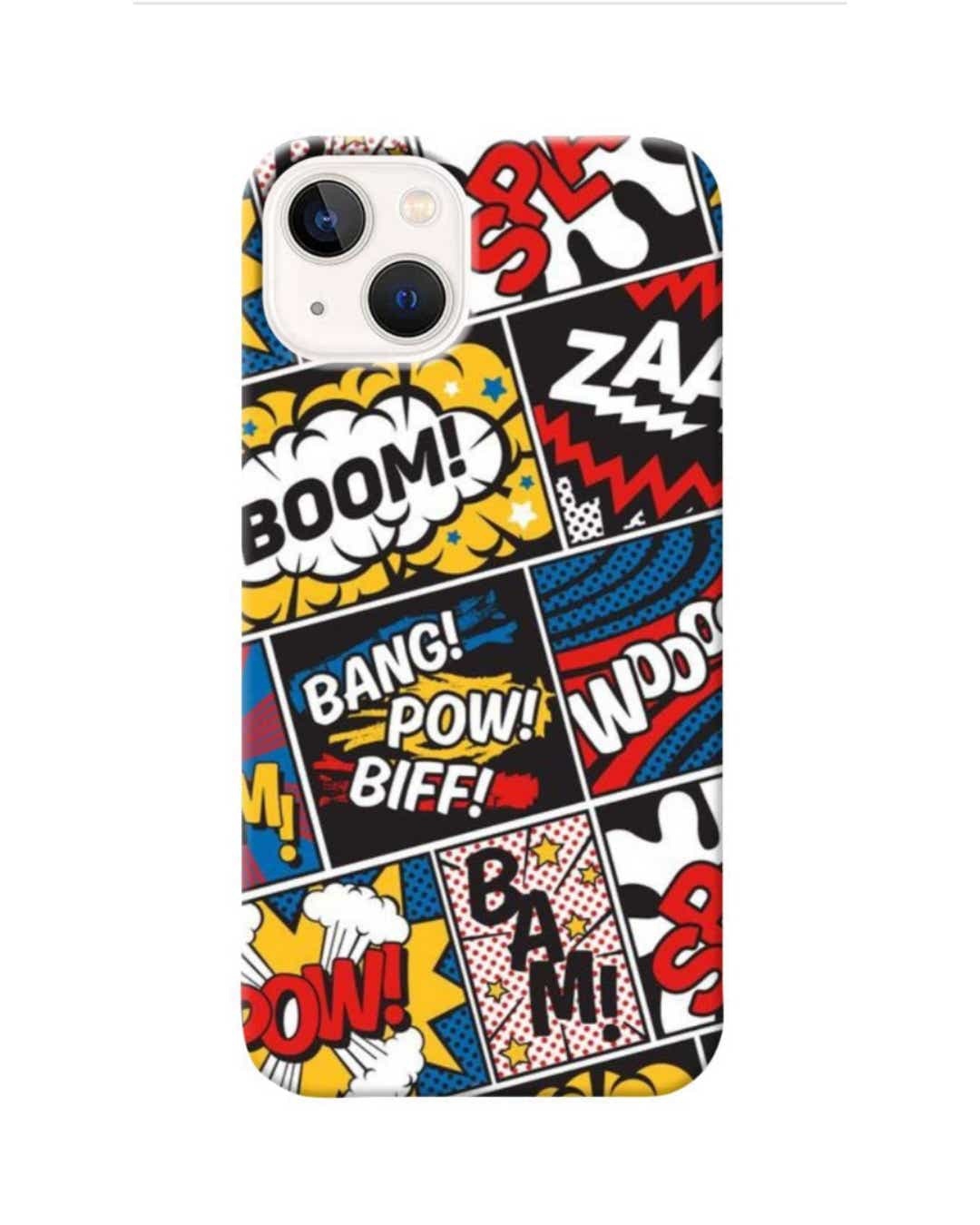 Shop Boom Zaap Abstract Printed Designer Hard Cover For iPhone 13 Mini (Impact Resistant, Matte Finish)-Front