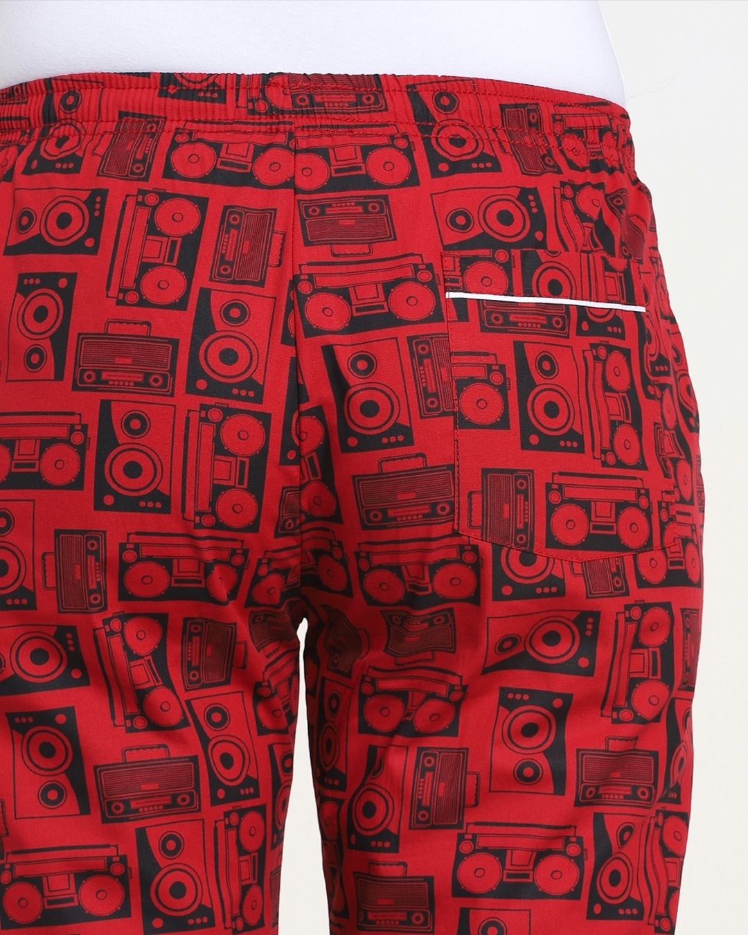 Shop Women's Red All Over Printed Pyjamas