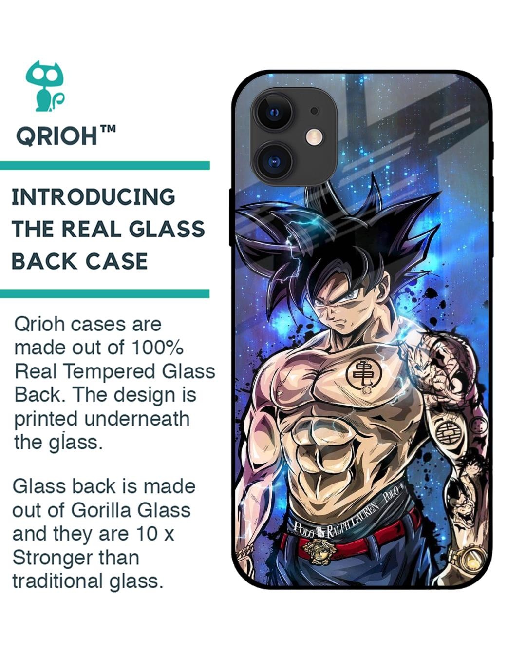 Shop Branded Anime Premium Glass Case for Apple iPhone 12 Mini (Shock Proof,Scratch Resistant)-Back