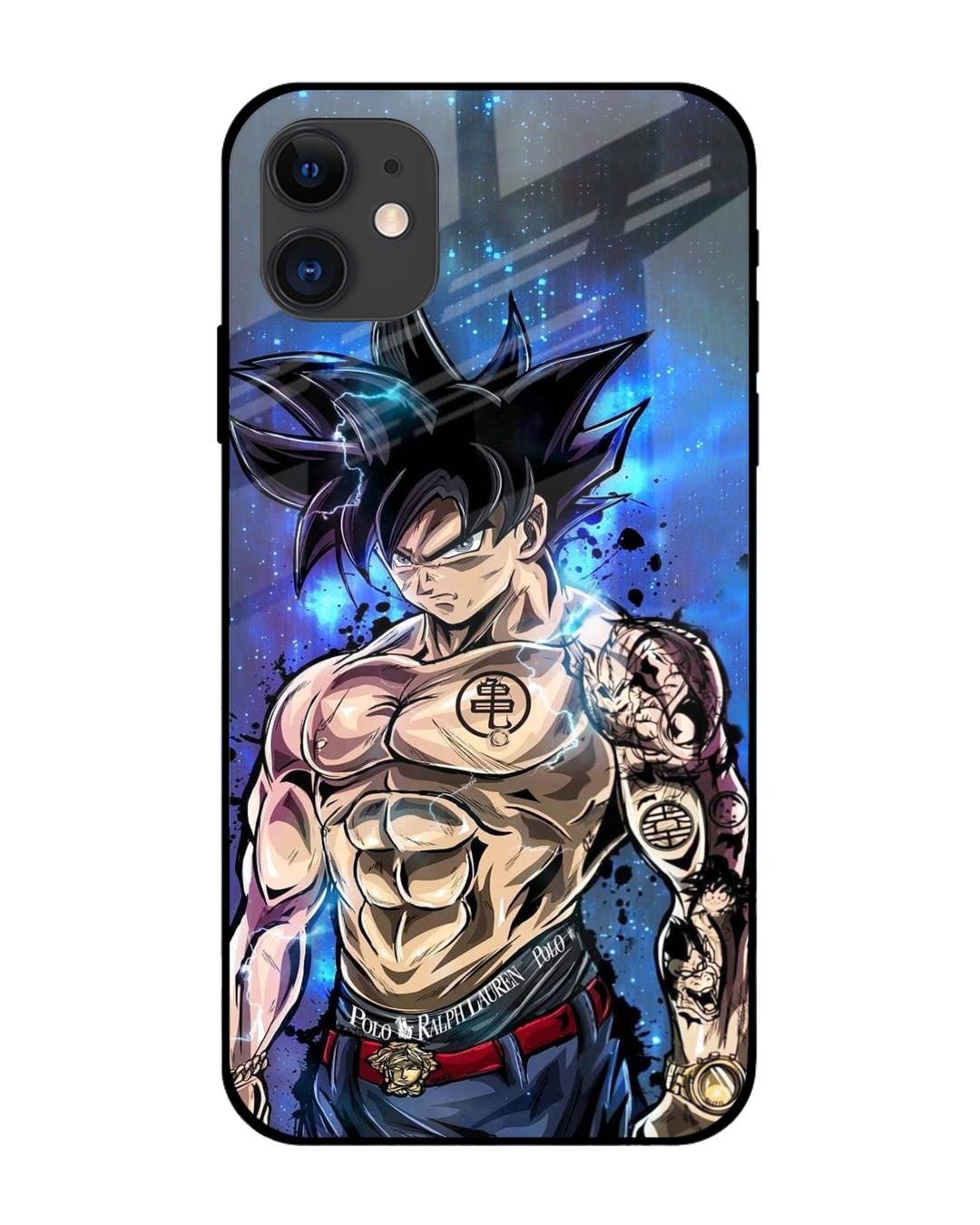 Shop Branded Anime Premium Glass Case for Apple iPhone 12 (Shock Proof,Scratch Resistant)-Front