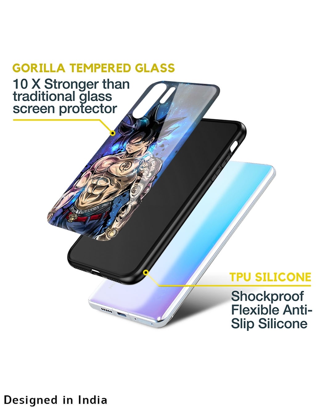 Shop Branded Anime Premium Glass Case for Apple iPhone X (Shock Proof,Scratch Resistant)-Design