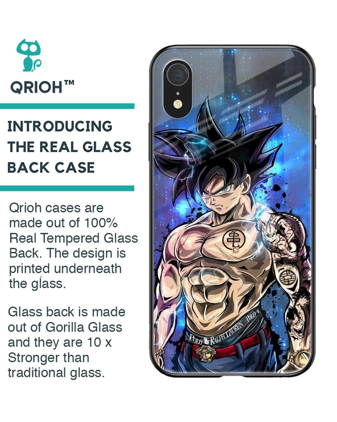 Shop Branded Anime Premium Glass Case for Apple iPhone XR (Shock Proof,Scratch Resistant)-Back