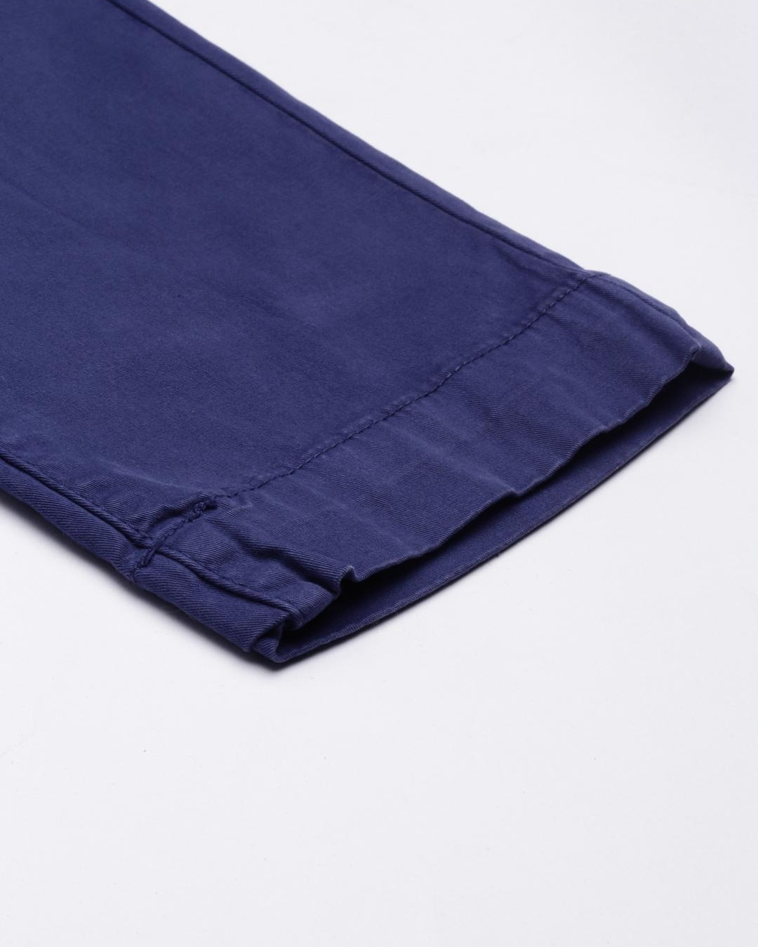 Shop Men's Blue Relaxed Fit Trousers