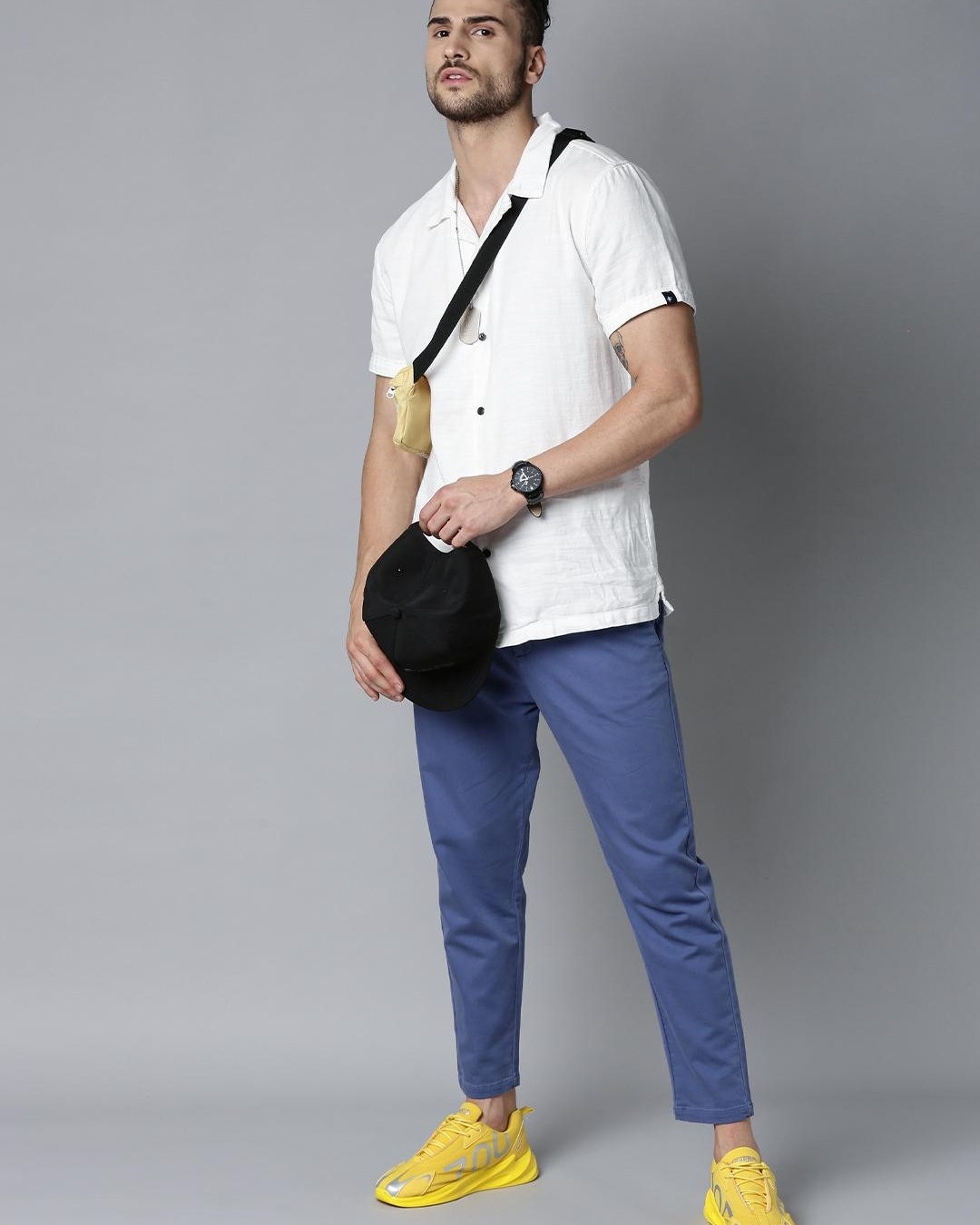 Shop Men's Blue Trousers-Design